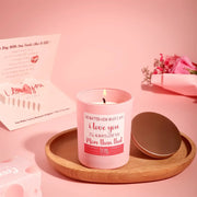 Pink Aroma Candle Bath Gift Box by Poppy Gifts