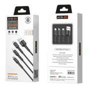 Mobigo 1.2m 3 in 1 cable GO3TLM by 9eight5
