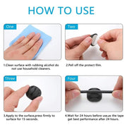 g8buynz g8buynz 126pcs Cord Organizer Kit 4 Cable Sleeve with Zipper 10 Self Adhesive Cable Clip 126pcs Cord Organizer Kit 4 Cable Sleeve with Zipper 10 Self Adhesive Cable Clip