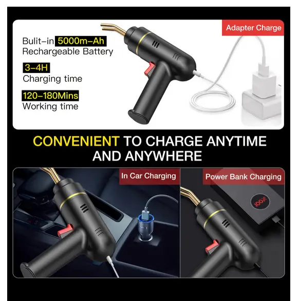 Cordless Plastic Welder Gun Kit by salelink.co.nz