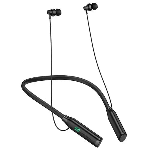 Neckband Bluetooth Earphone 150 Hours, LED Battery Display by BroDeals