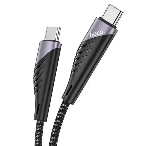 BroDeals USB Charging Cable 60W USB C to USB C Nylon Braided PD Fast Charging Cable 1.5m 60W USB C To USB C Nylon Braided PD Cable 1.5m