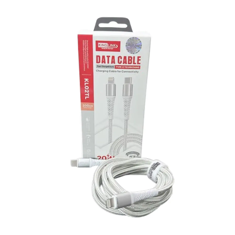 Kinglink 2m 20W Type-C to Lightning Cable KL02TL by 9eight5