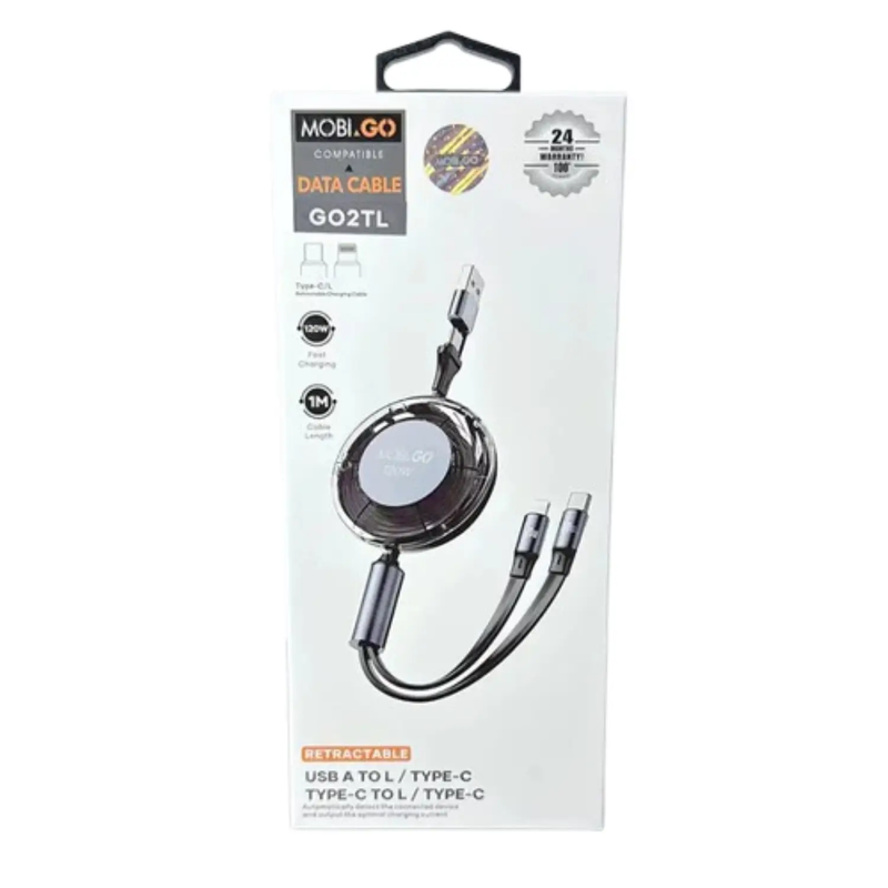 Mobigo 1m 3 in 1 Cable GO2TL by 9eight5