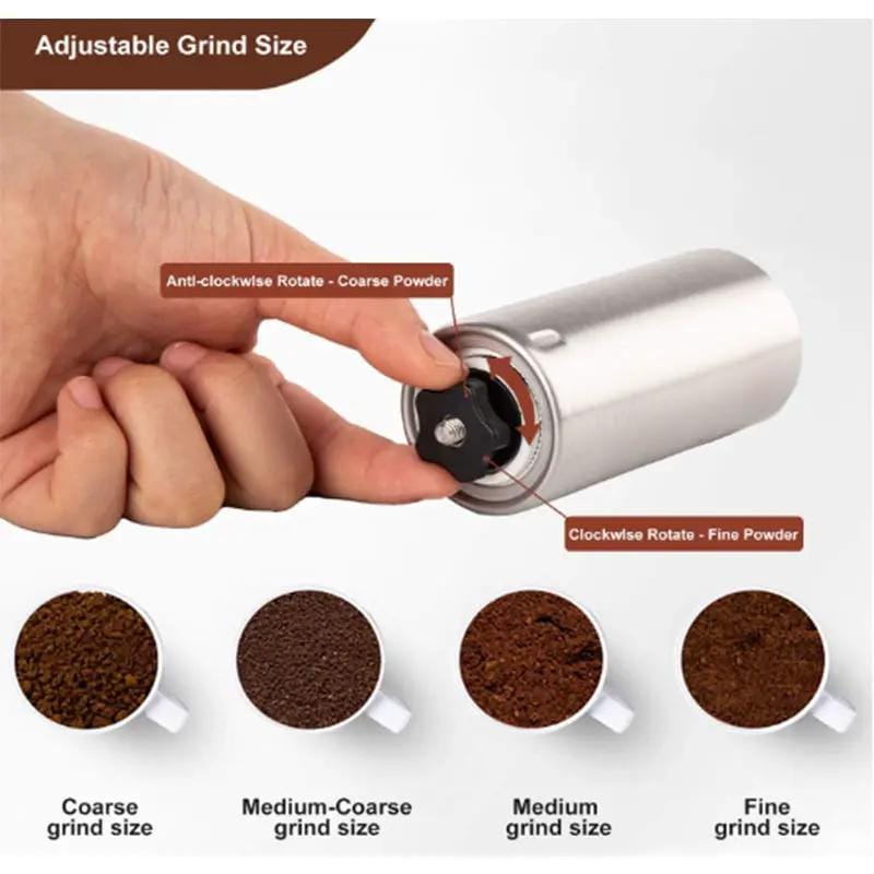 g8buynz g8buynz Hand Coffee Machine Coffee Grinder Pepper Mill Coffee Stainless Steel 304 Silver Hand Coffee Machine Coffee Grinder Pepper Mill Coffee Stainless Steel 304 Silver