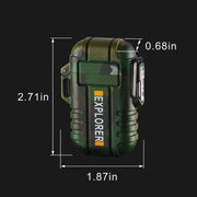 Dual Arc Lighter Double Arc Plasma USB Lighter Rechargeable Flameless Water... C by g8buynz