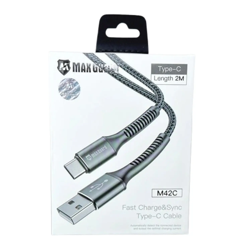 Maxguard 2m USB A To Type-C cable M42C by 9eight5