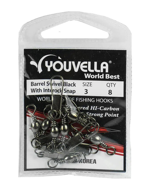 Youvella Swivel Snap #3 (8 per pack) by NZ Diver