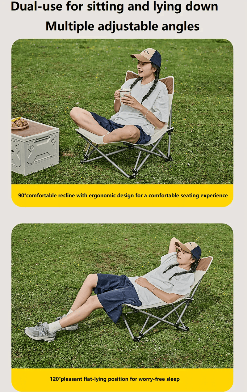 Versatile Outdoor Folding Chair – Chair & Lounger URB7025 by ECOTREK