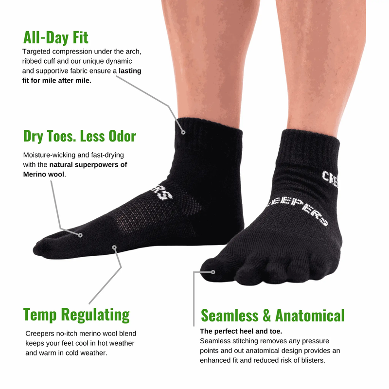 Quarter Crew by Creepers Socks