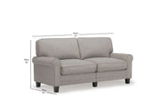 BroDeals 3 Seater Sofa Bella 3 Seater Fabric Sofa Bella 3 Seater Fabric Sofa