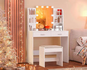 Dressing Table With Mirror by The Shopsite