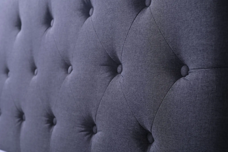 Fenland Headboard Grey Double by sue-e furniture