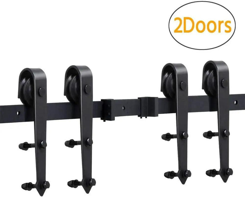 12FT/366cm Barn Door Hardware Kit by salelink.co.nz