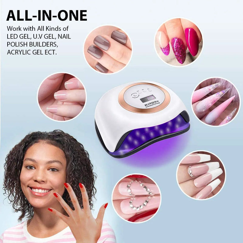 LED UV Nail Lamp 168W 42LED by salelink.co.nz