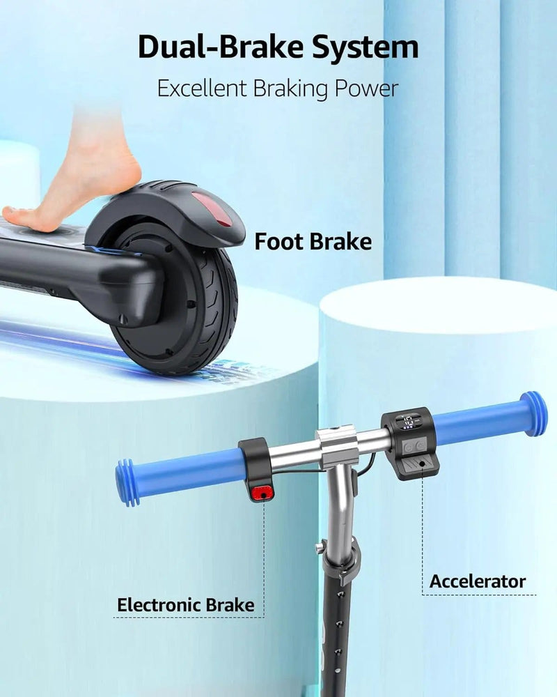 Kiwi eRide Kiwi eRide Ages 6-12 Gyroor H30 Max Blue Kids Electric Scooter Ages 6-12 Gyroor H30 Max Blue Kids Electric Scooter
