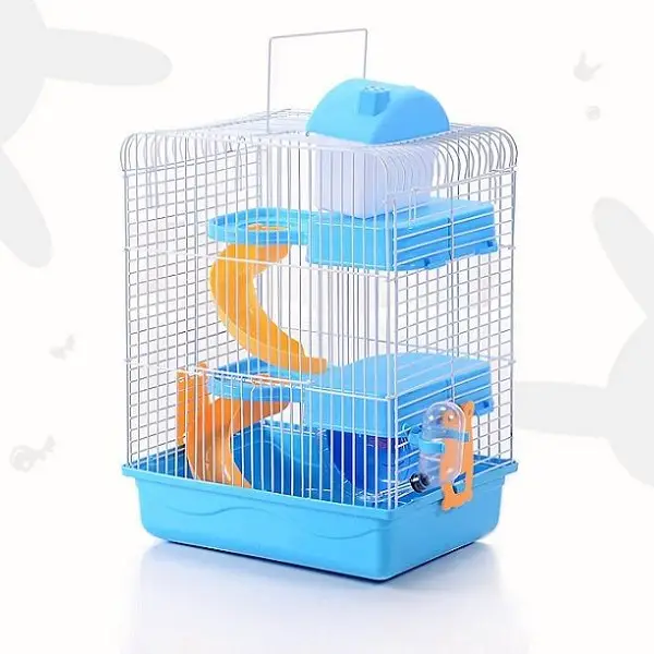 3 Tiers Gorgeous Hamster Mouse Cage pet toy Storey Fantasia Cage Castle - Pink by dealonline.co.nz