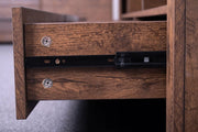 'Sintra' Walnut Coffee Table with Two Drawers by sue-e furniture