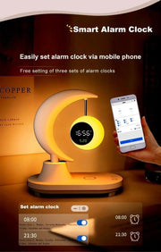 Smart Desk Lamp Wireless Charger by salelink.co.nz