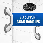 2Pcs Bathroom Grab Bars Shower Handles by salelink.co.nz