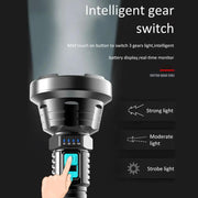 Super Bright Rechargeable Flashlight Torch by salelink.co.nz