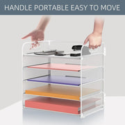 5 Tier Paper Letter Tray Organizer by salelink.co.nz