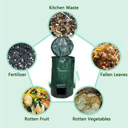 4x Reusable Compost Bin Bag 15 Gallon 35x60cm by salelink.co.nz