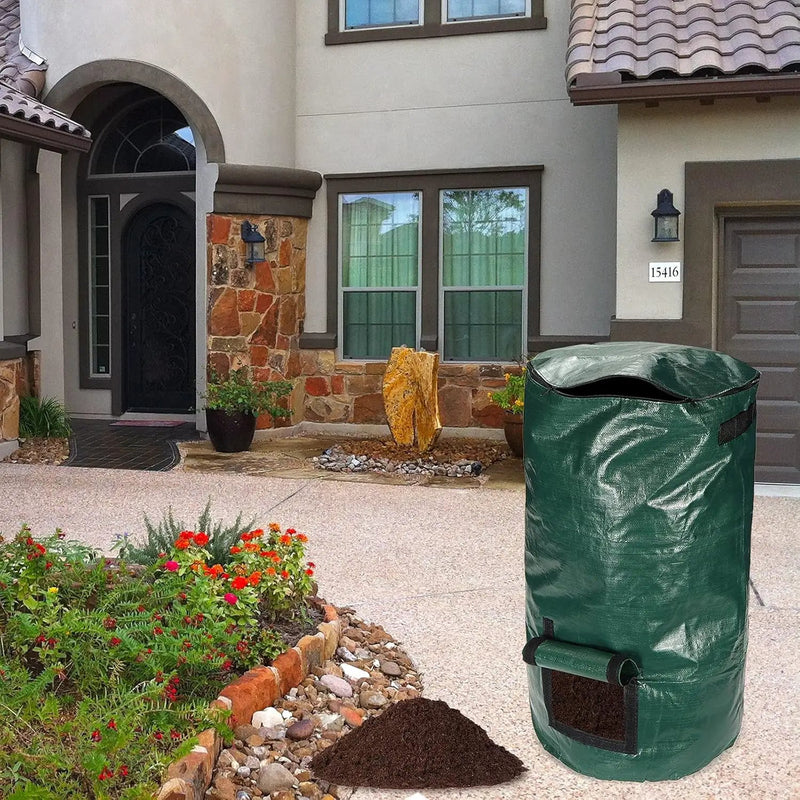 4x Reusable Compost Bin Bag 15 Gallon 35x60cm by salelink.co.nz