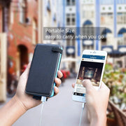 Solar Power Bank with 4 Panels 25000mAh by salelink.co.nz
