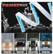 Car Soft Tube Guide Flexible LED Strip Daytime Running Light by salelink.co.nz