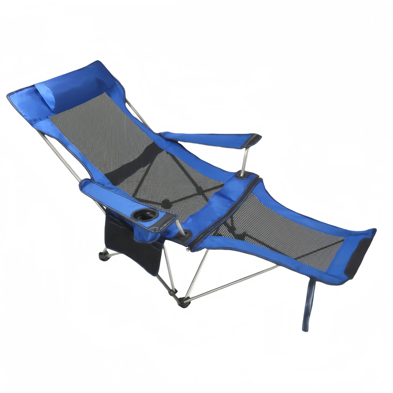 Reclining Camping Chair with Footrest by salelink.co.nz