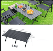 Portable Outdoor Folding Table – Egg Roll Style, 120cm LFRD5648 by ECOTREK