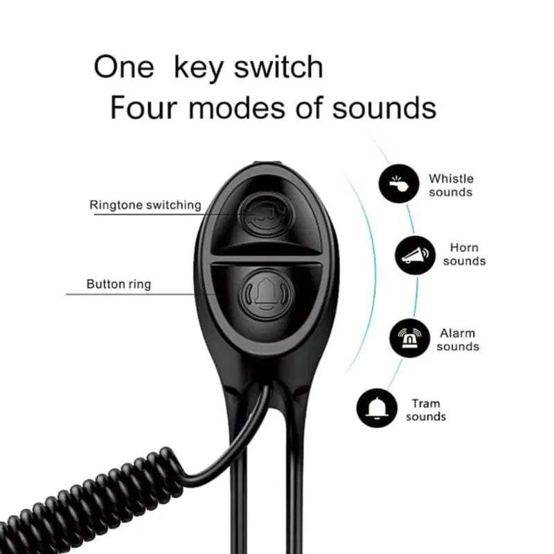 g8buynz g8buynz Electric Bike Horn Electronic Bicycle Bell 100-120 DB Waterproof 4 Sound Modes Electric Bike Horn Electronic Bicycle Bell 100-120 DB Waterproof 4 Sound Modes
