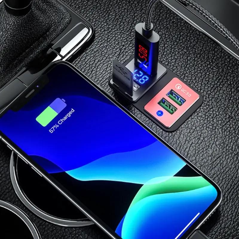 g8buynz g8buynz Car Charger QC3.0 Fast Charge for Toyota Dual USB Port Socket Fast Charging Car Charger QC3.0 Fast Charge for Toyota Dual USB Port Socket Fast Charging