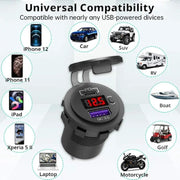 g8buynz g8buynz 12V USB C Car Charger Socket Dual PD & QC 3.0 Ports Car Adapter with 60cm Wire Blue 12V USB C Car Charger Socket Dual PD & QC 3.0 Ports Car Adapter with 60cm Wire Blue