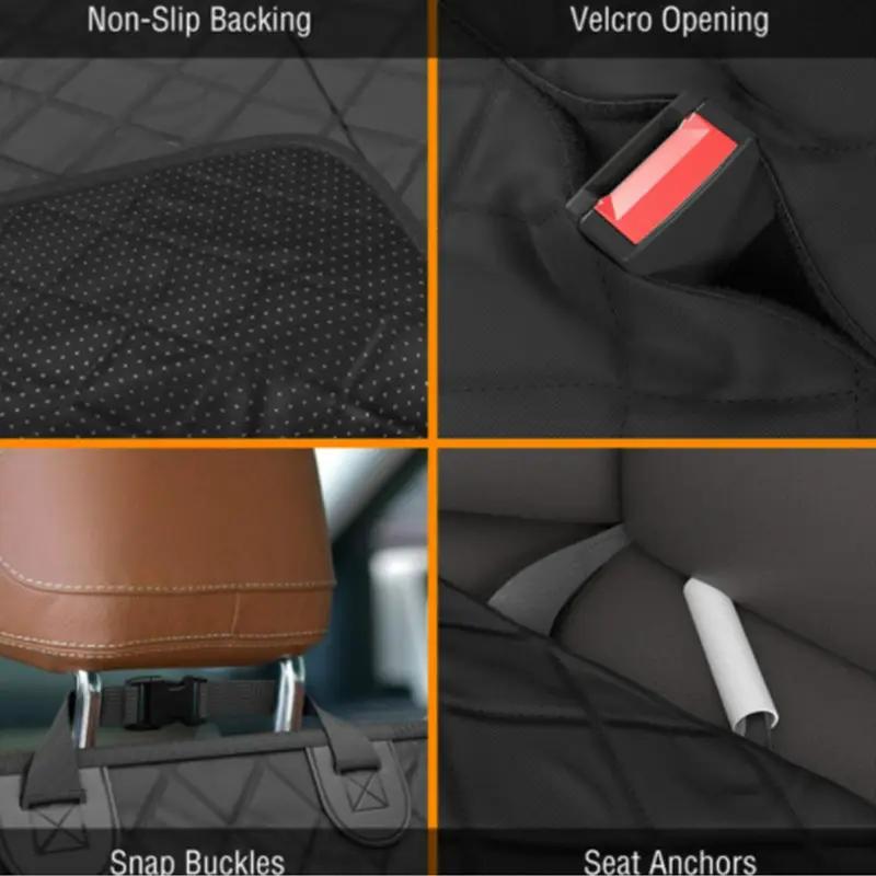 g8buynz g8buynz Back Seat Standard Dog Hammock Cover for Car w/ Mesh Window, Waterproof, Nonslip Back Seat Standard Dog Hammock Cover for Car w/ Mesh Window, Waterproof, Nonslip