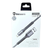 Maxguard 3m USB-A to Lightning cable M43L by 9eight5