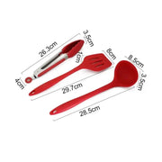 g8buynz g8buynz 10Pcs/Set Silicone Heat Resistant Kitchen Cooking Utensils Non-Stick Baking Tool 10Pcs/Set Silicone Heat Resistant Kitchen Cooking Utensils Non-Stick Baking Tool