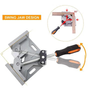 g8buynz g8buynz 90 Degree Clamps for Woodworking, Single Handle Aluminum Alloy Corner Clamp 90 Degree Clamps for Woodworking, Single Handle Aluminum Alloy Corner Clamp