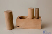 Wooden Pole Puzzle - QToys | Wooden Toy NZ by Curious Moonbeam