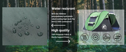 Boat-Shaped Pop-Up Camping Tent Large 280(L) x 200 (W) x 120(H)cm DYLF73910 by ECOTREK