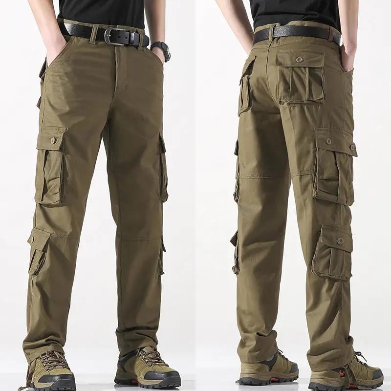 Khaki Military Cargo Pants for Men - Casual Tactical Wear by Mead's Supply & Equipment Outfitters limited