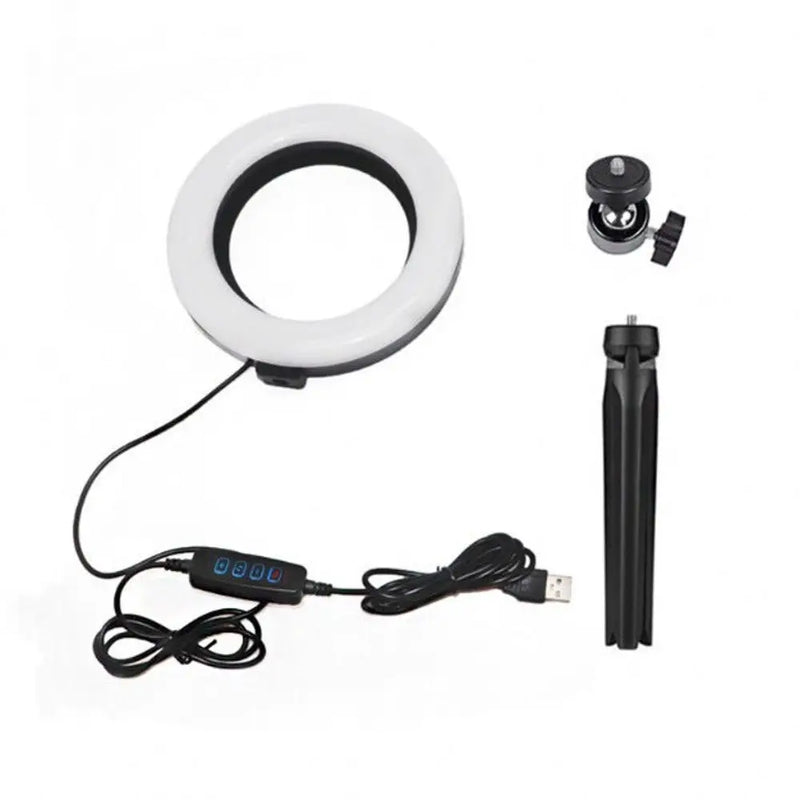 Action Outdoors Limited 6-Inch Desktop Ring Light for Live Streaming and Makeup 6-Inch Desktop Ring Light for Live Streaming and Makeup