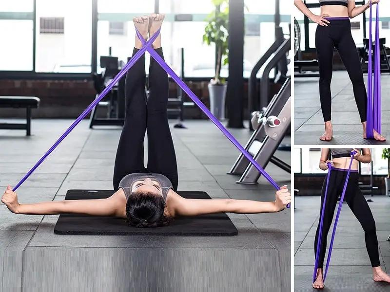 Sport Resistance Band Exercise Rubber Yoga Elastic Fitness Band Workout 1.5M by dealonline.co.nz