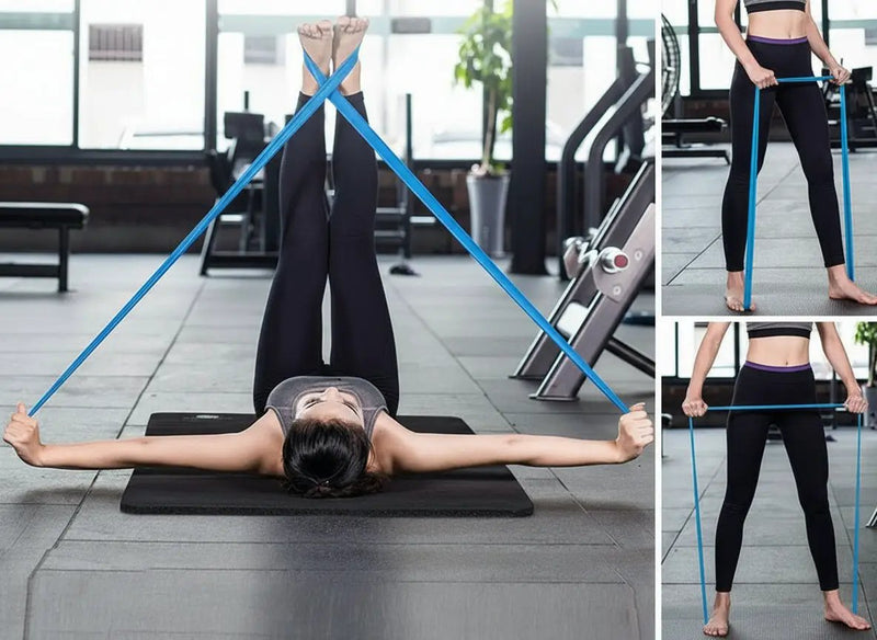 Sport Resistance Band Exercise Rubber Yoga Elastic Fitness Band Workout 1.5M by dealonline.co.nz
