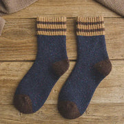 Thickened Warm Terry Wool Socks for Women - Brushed Striped Cozy Winter Socks by Mead's Supply & Equipment Outfitters limited