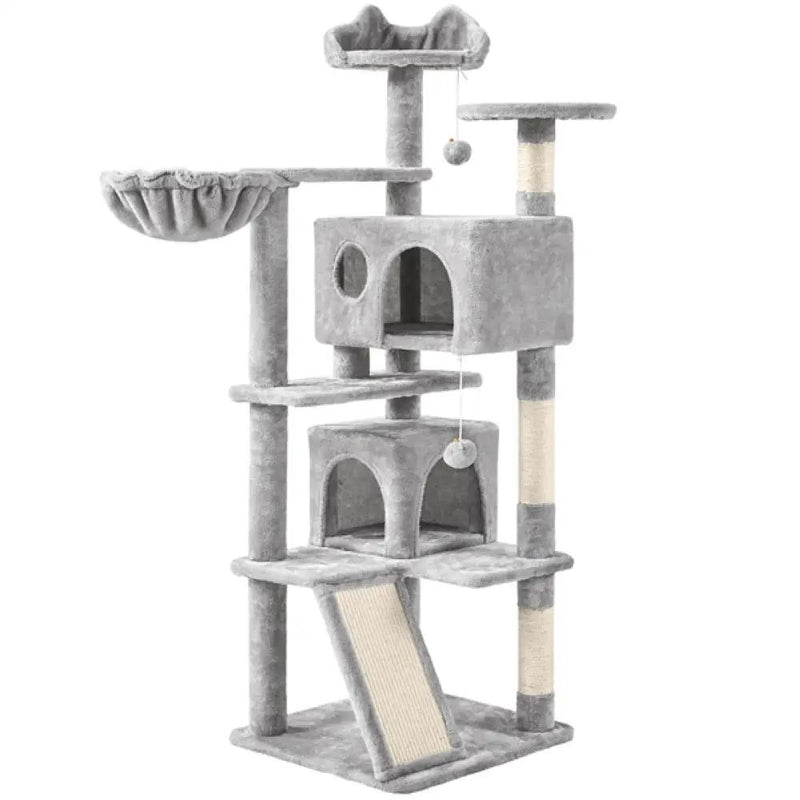 146cm Height Cat Tree Condo Kitten Tree Tower by Yaheetech