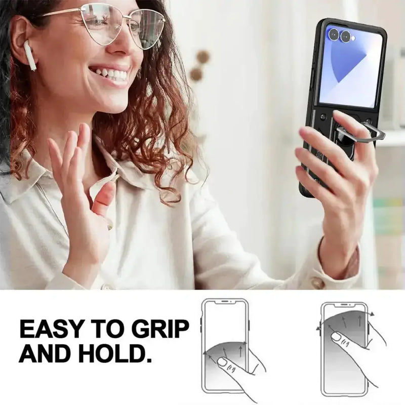 Rugged Military Grade Cover for the Samsung Galaxy Z Flip7 (7 colours available) by Habicare