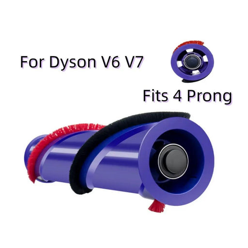 Brush Roller Brushbar Replacement For Dyson V6 V7 (4 Prong, No Screw) by salelink.co.nz