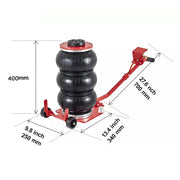 6600 LBS Triple Bag Air Lift Jack Pneumatic Vehicle Car Lifting Compressed Tool by salelink.co.nz